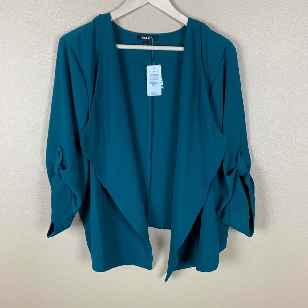 Torrid Drape Front Blazer